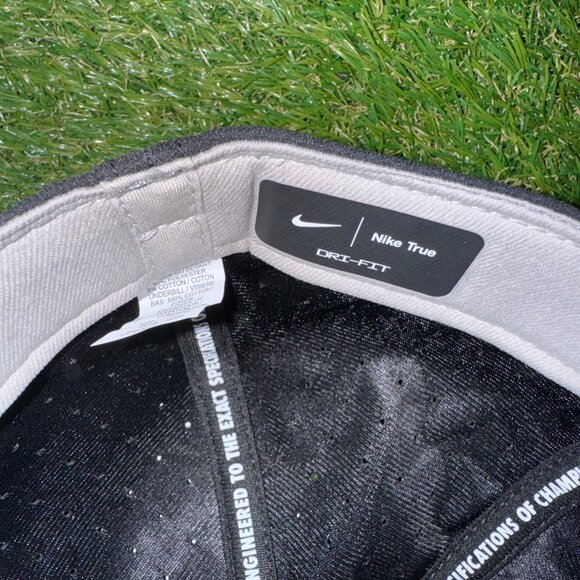 Nike UGA Dawgs Georgia Bulldogs Baseball Team Issued Fitted Cap Hat Black - Picture 7 of 15